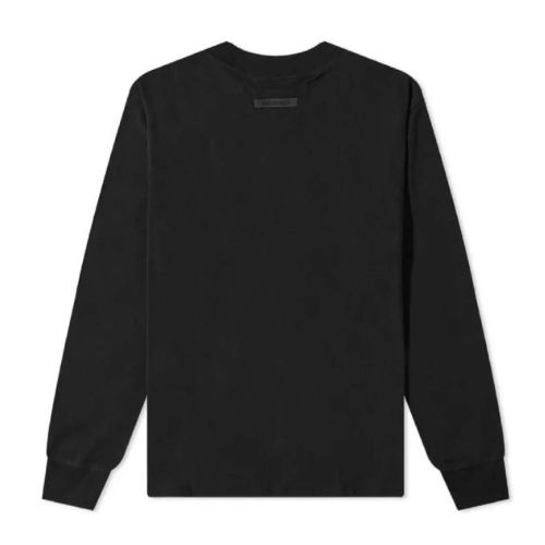 ESSENTIALS-Core-Crew-Sweatshirt-Black-back