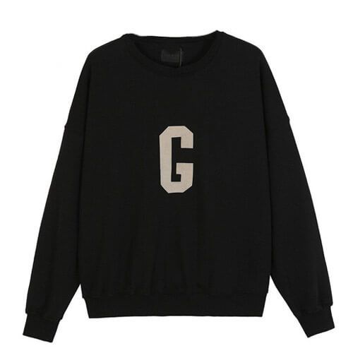 Essentials-G-Print-Pullover-Black-Sweatshirt-1
